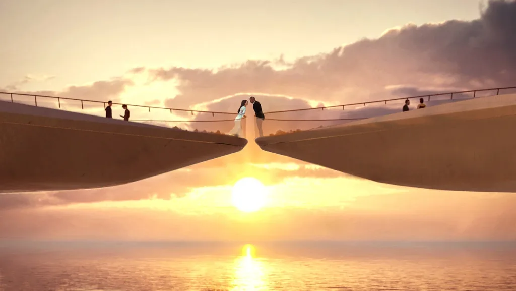 Phu Quoc Kiss Bridge in Vietnam